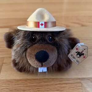 NWT RCMP Plush Beaver Royal Canadian Mounted Police Toy Beaver
